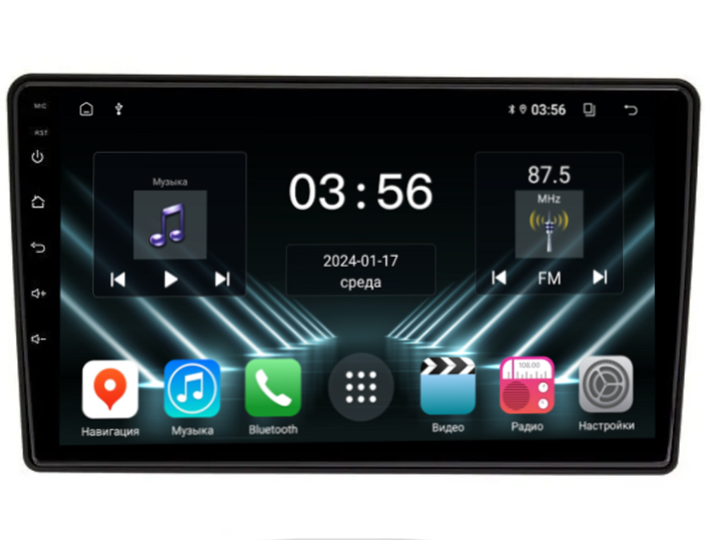 Магнитола для Jeep Grand Cherokee WK2 2013-2021 (ШГУ 8.4") - FarCar DX10-9564F3 монитор 10.36" IPS на Android 13, 4+64Гб, CarPlay