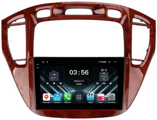 Магнитола для Toyota Highlander 1 XU20 / Kluger / 2000-2007 - FarCar S280 монитор 9.5" IPS на Android 13, CarPlay