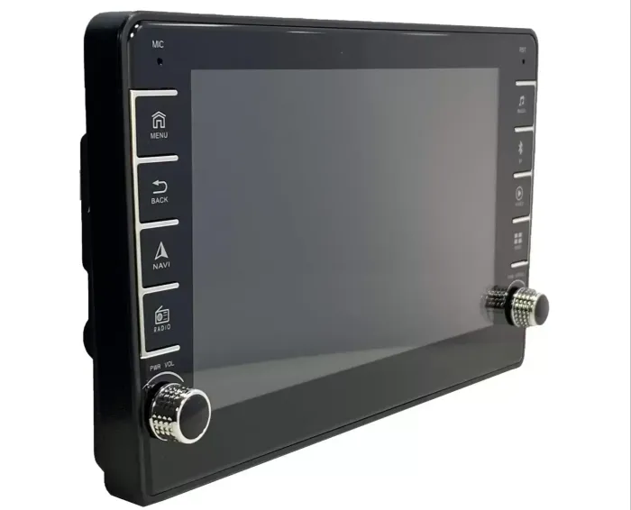 Магнитола в 9" рамку с 8" экраном, кнопками и крутилками - Kuberg OL-9015 QLed, Android 10, Быстрая, CarPlay, SIM-слот