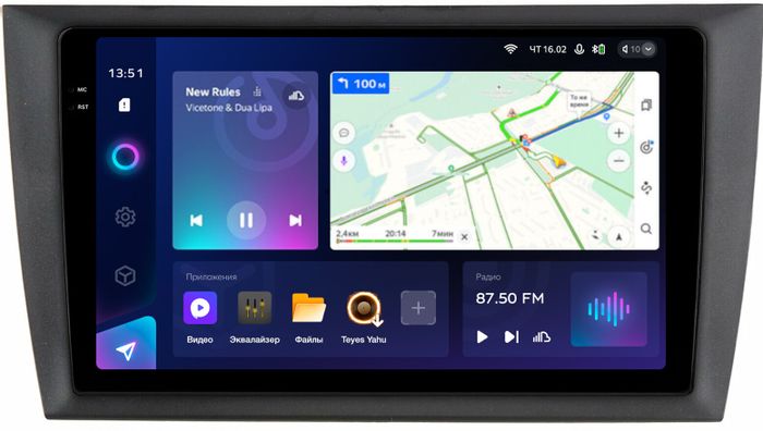 Магнитола для Volkswagen Golf 6 2008-2013 - Teyes CC3-2K QLed Android 10, Быстрая, SIM-слот, CarPlay