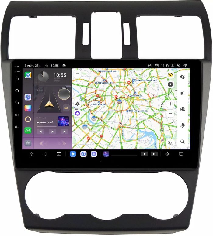 Магнитола для Subaru Forester, Impreza, XV 2012-2015 - Kuberg QLed, Android 13, TS20, CarPlay, SIM-слот