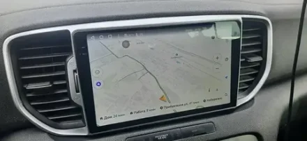 Магнитола для KIA Sportage 4 2016-2018 - FarCar XXL576M монитор 9.5" 2K QLED на Android 14, TS20, 8+256Гб, CarPlay, 4G SIM-слот