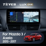 Магнитола для Mazda 3 BM, Axela 2013-2019 - Teyes LUX ONE 360 монитор 12.3", Android 10, CarPlay, 4G SIM-слот, 6/128 ГБ, 4 камеры в комплекте