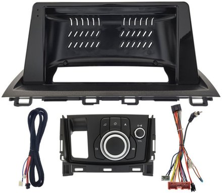 Магнитола для Mazda CX-4 2016-2024 (ШГУ монохром) - FarCar XXL9-9644A монитор 9.5" 2K QLED на Android 14, TS20, 8+256Гб, CarPlay, 4G SIM-слот