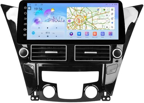 Магнитола для Hyundai Sonata 6 YF 2010-2013 (рамка LUX) - FarCar монитор 12.3" 2K QLED на Android 14, TS10, CarPlay, 4G SIM-слот