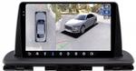 Магнитола для KIA Cerato 4 2018+ - FarCar BX1142M-360 монитор 9.5" 2K QLED на Android 13, Быстрая, CarPlay, 4G SIM-слот, 4 камеры в комплекте
