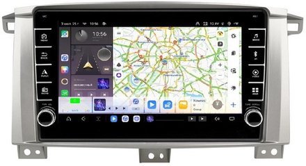 Магнитола для Toyota Land Cruiser 105 1998-2007 - Kuberg OL-9681 (кнопки и крутилки) Android 13, TS20, 6+128Гб, CarPlay, 4G SIM-слот