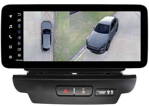 Магнитола для KIA Ceed 3 2018-2020 - Teyes LUX ONE 360 монитор 12.3" 2K QLED на Android 10, 6+128Гб, CarPlay, 4G SIM-слот, 4 камеры в комплекте