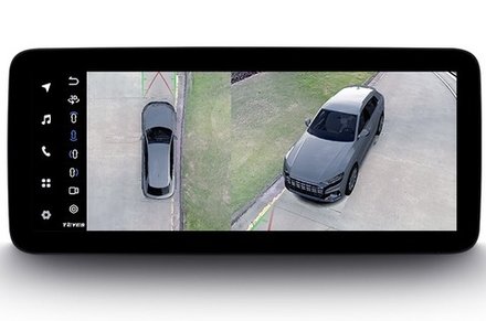 Магнитола для Mercedes Benz GLK X204 2012-2015 NTG 4.5 - Teyes LUX ONE 360 монитор 12.3", Android 10, CarPlay, 4G SIM-слот, 6/128 ГБ, 4 камеры в комплекте