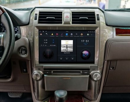 Магнитола для Lexus GX460 2009-2019 (поддержка Mark Levinson и 360) - Kuberg ZF-6018-DSP монитор 11" на Android 9, 4/64ГБ