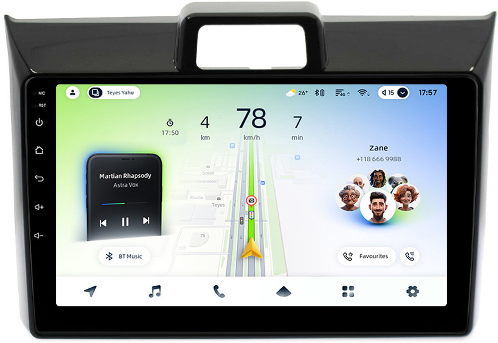 Магнитола для Toyota Corolla Axio 2, Fielder 3 2012-2023 - Teyes CC4L монитор 9" IPS на Android 14, Snapdragon 662, CarPlay, 4G SIM-слот