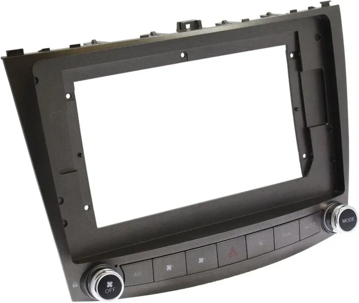 Магнитола для Lexus IS250 XE20 2005-2013 (ШГУ монохром, рамка с крутилками) - Teyes LUX ONE ROUND монитор 12.3" 2K QLED на Android 10, CarPlay, 4G SIM-слот