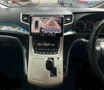 Магнитола для Toyota Alphard H20, Vellfire 2008-2014 (менее 10 динамиков, рамка-накладка) - FarCar BX10-360-9536-10F2 монитор 10.36" 2K QLED на Android 13, Быстрая, CarPlay, 4G SIM-слот, 4 камеры в комплекте