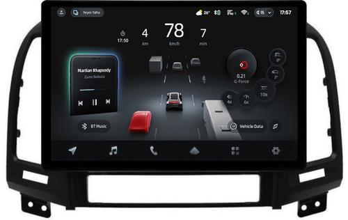 Магнитола для Hyundai Santa Fe 2 CM 2006-2012 (рамка черная) - Teyes CC4-PRO монитор 13" 2K QLED на Android 13, Snapdragon 778G, ИИ, CarPlay, DSP, 4G SIM-слот
