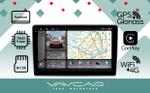 Магнитола для Ford Transit 6, C-Max, Kuga 1, Fusion и пр. - Vaycar VA17-0140-2K на Android 13, Быстрая, 2K QLED, CarPlay,4G SIM-слот