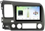 Магнитола для Honda Civic 8 4d 2005-2012 (левый руль) - Teyes CC4L монитор 9" IPS на Android 14, Быстрая, Snapdragon 662, CarPlay, 4G SIM-слот