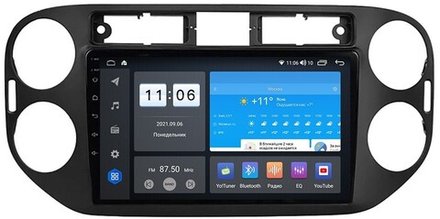 Магнитола для Volkswagen Tiguan 2011-2017 - AK380R9-MTK-LTE Android 10, 8-ядер, 4-64Гб, SIM-слот