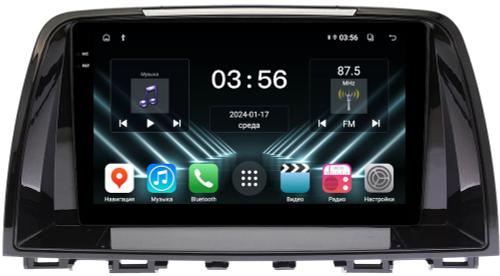 Магнитола для Mazda 6 2012-2014 - FarCar DX3012M монитор 9.5" IPS на Android 13, 4+64Гб, CarPlay