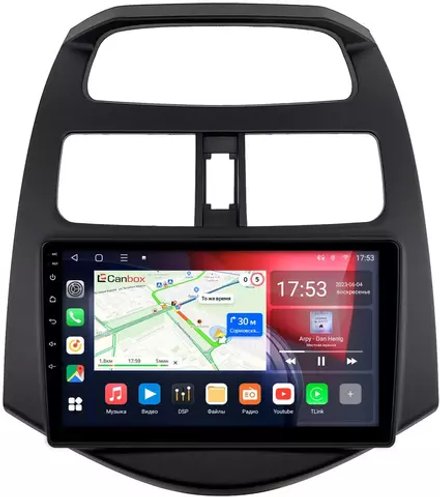 Магнитола для Chevrolet Spark M300 2009-2025+, Ravon R2 - CanBox 9-180 Android 10, 8-ядер, SIM-слот