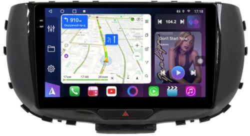Магнитола для KIA Soul 3 2019+ - FarCar 1214M монитор 9.5" QLED на Android 14, TS18, CarPlay, 4G SIM-слот