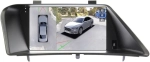 Магнитола для Lexus RX270, RX350 AL10 2012-2015 (ШГУ цветной, поддержка штатного меню, рамка тип 1) - Teyes CC3-2K-360 монитор 9.5" 2K QLED на Android 10, 6Гб+128Гб, CarPlay, 4G SIM-слот, 4 камеры в комплекте