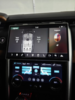 Магнитола для + сенсорная LCD панель климата для Land Rover Discovery 5 2017-2022 (взамен 8" экрана без кнопки OPEN) - RDL-1755-low монитор 13.3" на Android 13, 8Гб+128Гб, CarPlay, 4G SIM-слот