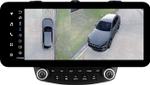 Магнитола для Honda Accord 7 2003-2008 (рамка вниз) - Teyes LUX ONE 360 монитор 12.3" 2K QLED на Android 10, Быстрая, CarPlay, 4G SIM-слот, 4 камеры в комплекте