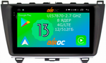 Магнитола для Mazda 6 2007-2012 (GH) - Airoc 2K AU-2415 на Android 13, Быстрейшая, SIM-слот