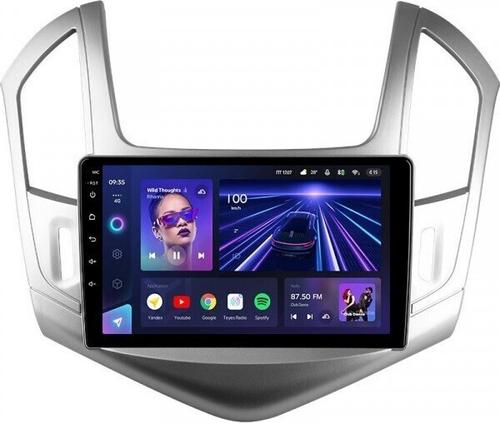 Магнитола для Chevrolet Cruze 1 2012-2015 (рамка серебро) - Teyes CC3L на Android 10, 8-ядер, CarPlay, 4G SIM-слот