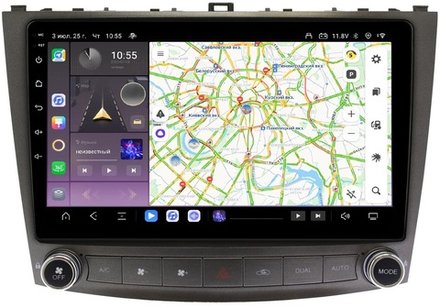 Магнитола для Lexus IS 2 2005-2012 - Kuberg QLed, Android 13, TS20, CarPlay, SIM-слот