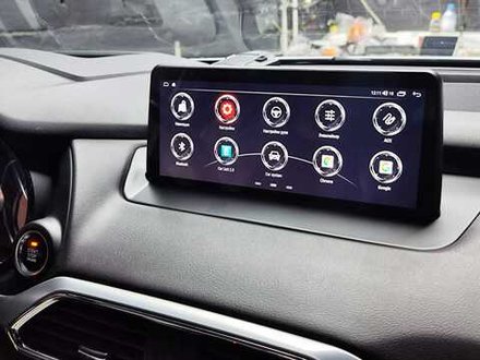 Магнитола для Mazda CX-9 2016-2022 - Kuberg HP-M1204 монитор 12.3" QLED на Android 12, 8Гб+128Гб, CarPlay, 4G SIM-слот