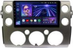 Магнитола для Toyota FJ Cruiser 2005-2022 (рамка серая) - Teyes CC3 монитор 9" QLED на Android 10, Быстрая, CarPlay, 4G SIM-слот
