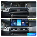 Магнитола для BMW 5 (F10) 2012-2016 NBT - Kuberg MKD монитор 12.3" в стиле BMW на Android 11, CarPlay, 4G SIM-слот