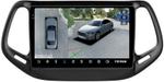 Магнитола для Jeep Compass 2 2016-2022 - Teyes CC3-2K-360 на Android 10, Быстрая, 2K QLED, CarPlay, 4G SIM-слот, 4 камеры в комплекте