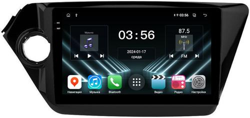 Магнитола для KIA Rio 3 2011-2017 - FarCar DX106M монитор 9.5" IPS на Android 13, 4+64Гб, CarPlay