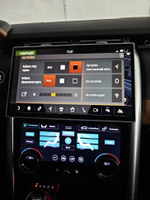Магнитола для + сенсорная LCD панель климата для Land Rover Discovery 5 2017-2022 (взамен 8" экрана без кнопки OPEN) - RDL-1755-low монитор 13.3" на Android 13, 8Гб+128Гб, CarPlay, 4G SIM-слот