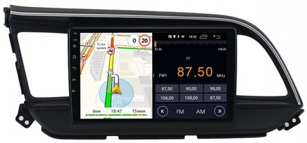 Магнитола для Hyundai Elantra 2019-2020 - Parafar PF365FHD на Android 13, 8-ядер, 2Гб+32Гб, CarPlay, 4G SIM-слот