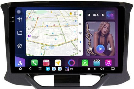Магнитола для Lada Xray 2015-2022, Xray Cross - FarCar XXL3110M монитор 9.5" 2K QLED на Android 14, TS20, 8+256Гб, CarPlay, 4G SIM-слот
