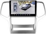 Магнитола для Jeep Grand Cherokee WK2 2010-2013 - FarCar BX9-360-9568 монитор 9.5" 2K QLED на Android 13, Быстрая, CarPlay, 4G SIM-слот, 4 камеры в комплекте