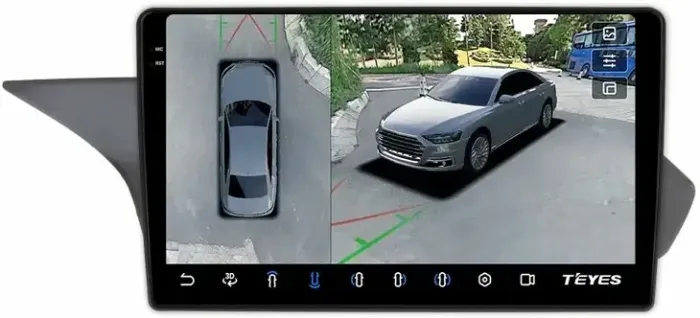 Магнитола для Mercedes-Benz E-класс W212 седан 2012-2015 NTG 4.5 (рамка 10) - Teyes CC3-2K-360 на Android 10, 2K QLED, 6Гб+128Гб, CarPlay, 4G SIM-слот, 4 камеры в комплекте