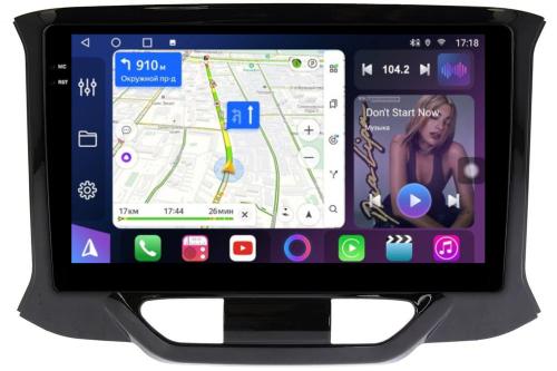 Магнитола для Lada Xray 2015-2022, Xray Cross - FarCar BM3110M монитор 9.5" QLED на Android 14, TS10, 4+32Гб, CarPlay, 4G SIM-слот
