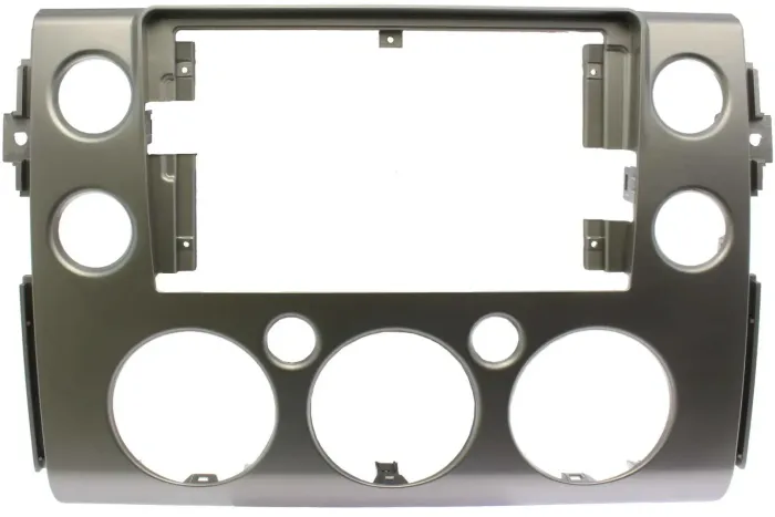 Магнитола для Toyota FJ Cruiser 2005-2022 (рамка серая) - FarCar BX877 монитор 13" 2K QLED на Android 13, TS10, 6+128, CarPlay, 4G SIM-слот