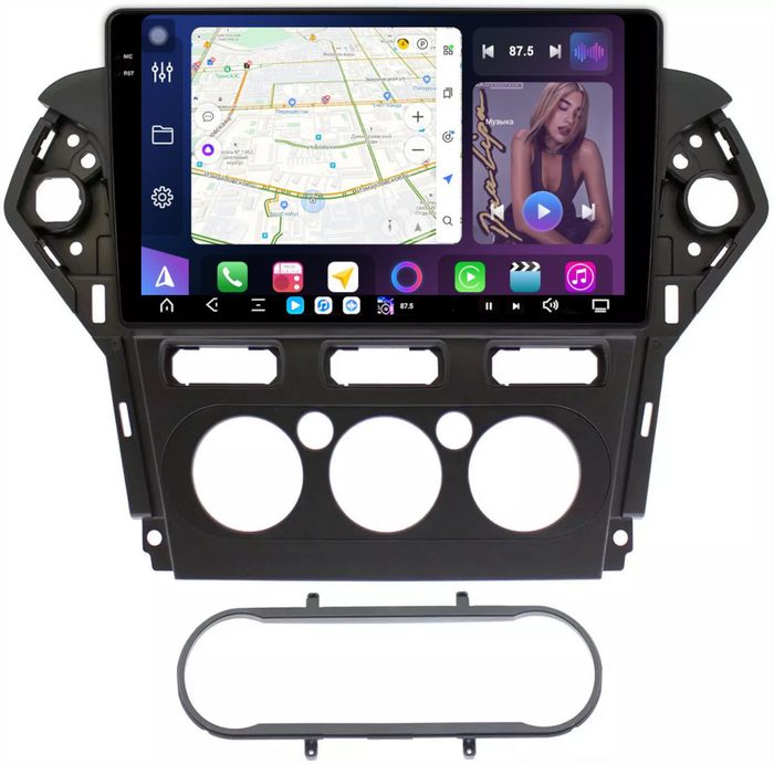 Магнитола для Ford Mondeo 4 2010-2014 - FarCar GX1231-2M монитор 10.36" 2K QLED на Android 14, TS20, 6+128Гб, CarPlay, 4G SIM-слот