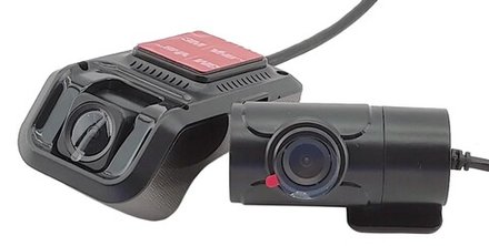 Видеорегистратор Canbox X019-DUAL для автомагнитол, с функцией контроля полос ADAS, подключение по USB