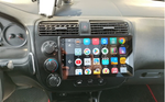 Магнитола для Honda Civic 7 2001-2005 левый руль - Teyes CC3L монитор 9" IPS на Android 10, CarPlay, 4G SIM-слот