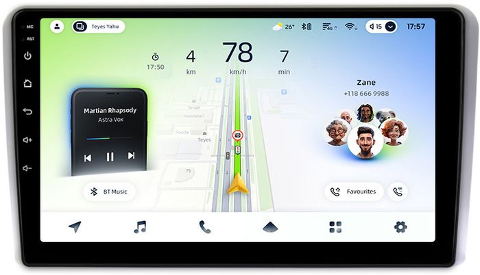 Магнитола для AUDI A3 8P 2003-2012 - Teyes CC4L-DTS монитор 9" IPS, Android 14, Быстрая, Snapdragon 662, CarPlay, 4G SIM-слот