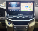 Магнитола для Toyota Land Cruiser 200 2015-2021 (без JBL) - Kuberg ZH-T1603 монитор 16.3"! на Android 12, 8/128ГБ, 4G SIM-слот, блок климата и беспроводная зарядка