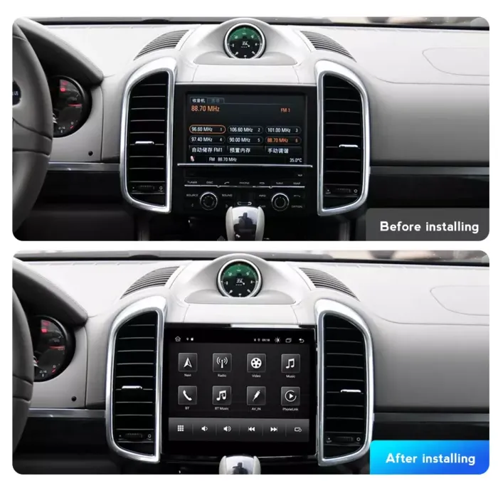 Магнитола для Porsche Cayenne 958 2010-2016 CDR3.0/PCM3.0 - RDL-958 монитор 8.4" на Android 12, Быстрая, CarPlay, 4G SIM-слот