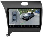 Магнитола для KIA Cerato 3 2013-2019 - Teyes CC3-2K-360 на Android 10, 2K QLED, 6Гб+128Гб, CarPlay, 4G SIM-слот, 4 камеры в комплекте