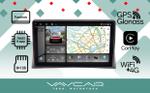 Магнитола для Volkswagen Multivan 2003-2015 - Vaycar VA81-042M-2K на Android 13, Быстрая, 2K QLED, CarPlay, 4G SIM-слот
